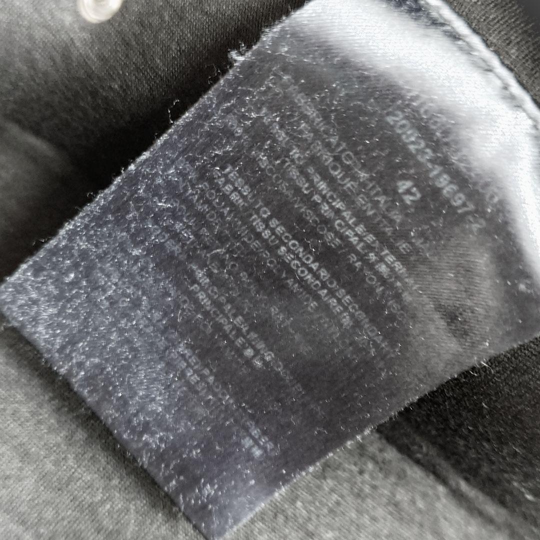 高級【大きいサイズ42】ヘルノ HERNO 異素材切替 ボンディングジャケット