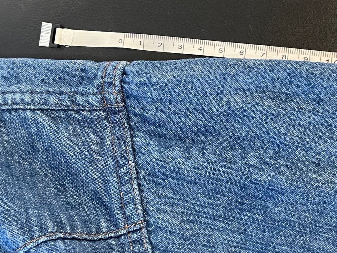 Wranglerデニムシャツ18-35 エクストラロングテールUSA製XL値下無