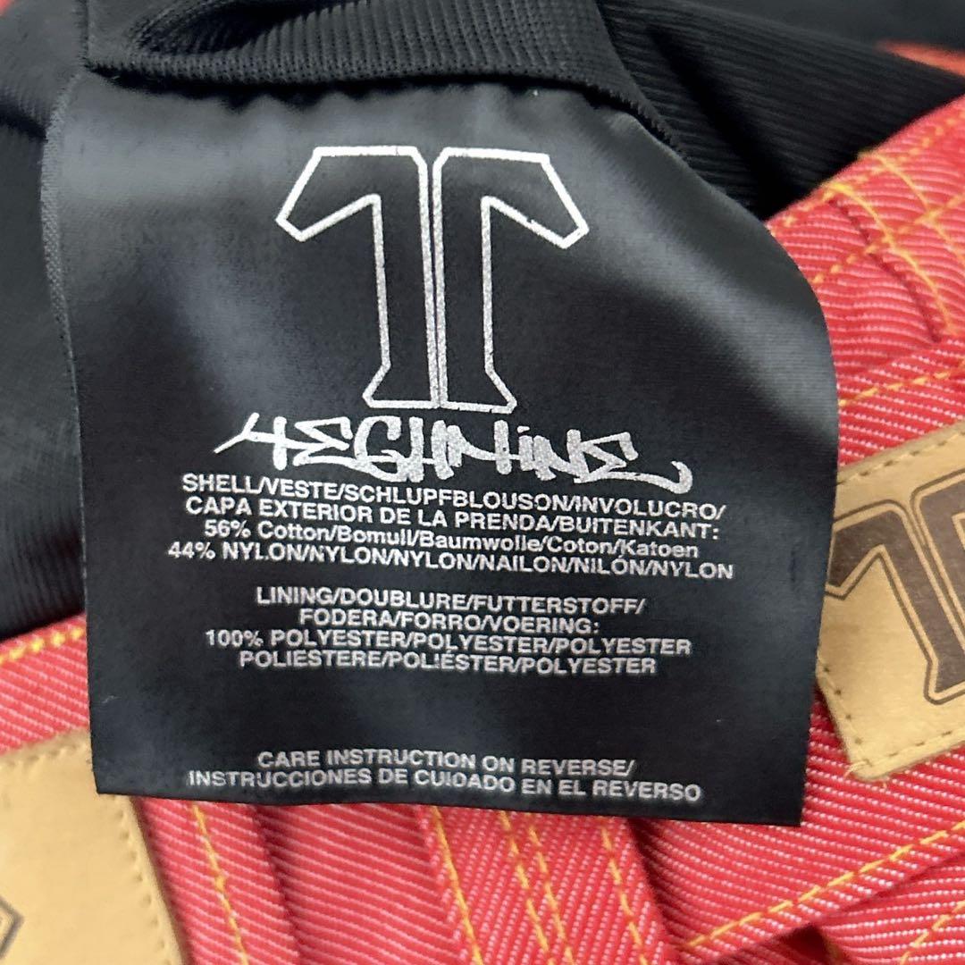 【2479】✨希少✨ TECHNINE テックナイン スノーボードパンツ　赤系