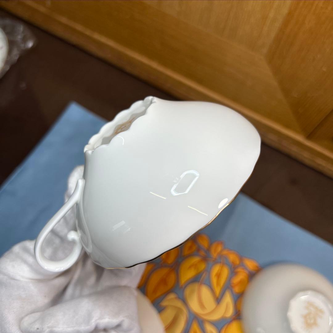 ノリタケ　花更紗　ティーCS スクエアプレート、小皿、スプーンレスト各２組