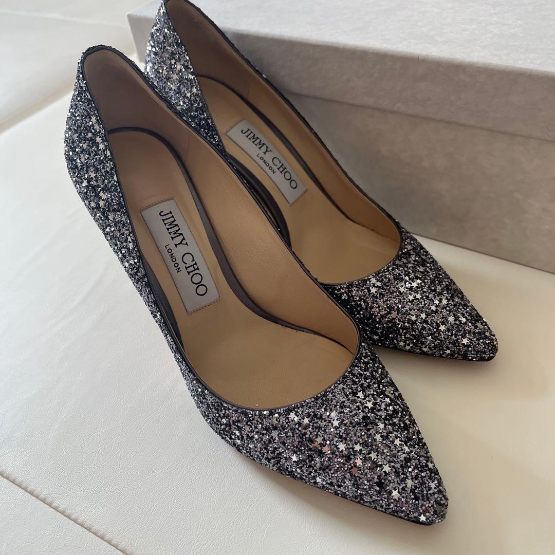 最終値下げ　JIMMY CHOO ROMY 85 ハイヒール 23.5センチ