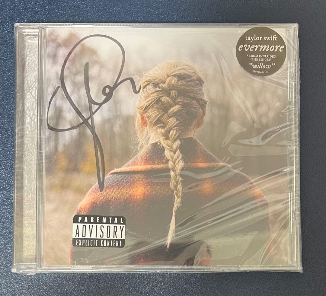 Taylor Swift　evermore　直筆サイン入りCD