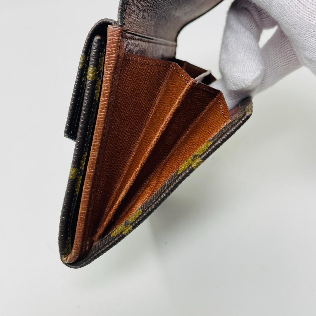 ルイ・ヴィトン モノグラム ポルトモネ・ビエ・カルトクレディ 三つ折り財布