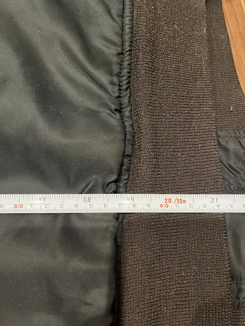 バズリクソンズ ウィリアムギブソン MA-1 黒 40 LONG