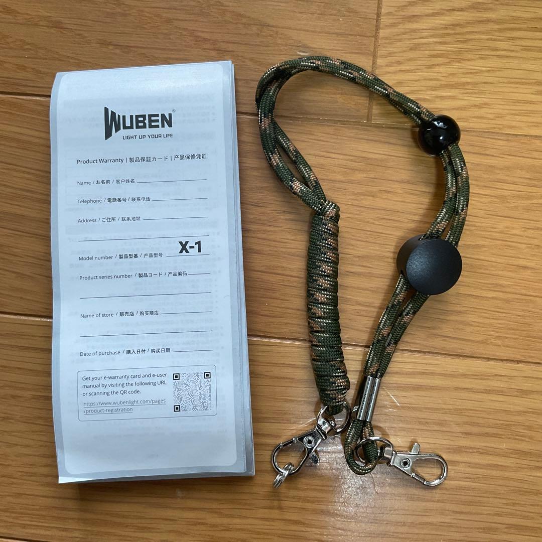 WUBEN X1 懐中電灯 12000ルーメン IP55 白