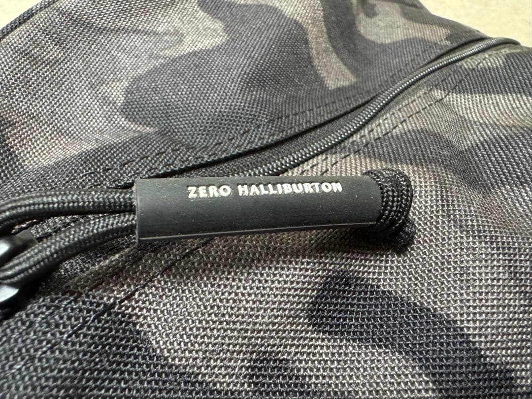ZERO HALLIBURTON キャディバッグ 迷彩柄 ブラックカモ