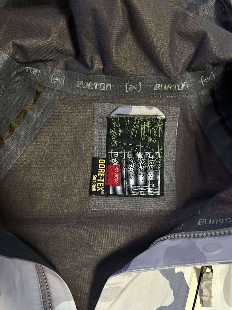 Burton ak 上下 L セットアップ ゴアテックス スノーカモ 迷彩