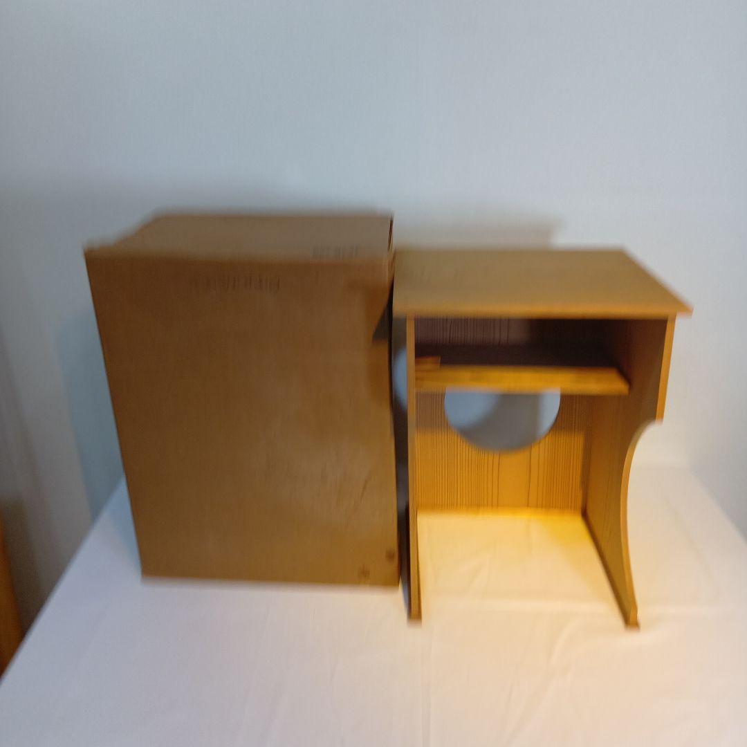 値下げ茶道具　抱清棚　杉木地　紙箱