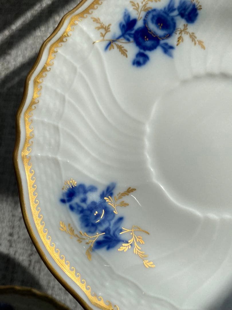 リチャードジノリ　サンタマルゲリータ　金彩　カップ＆ソーサー 2客