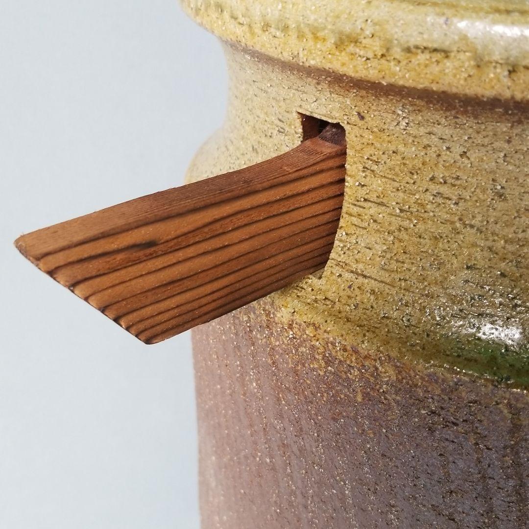 信楽焼傘立て  手桶 高さ４４cm