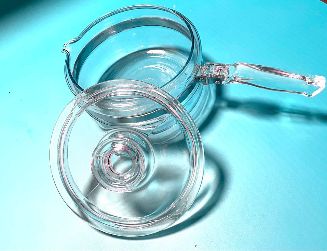 【希少★ヴィンテージ】未使用　パイレックス　ガラス片手鍋