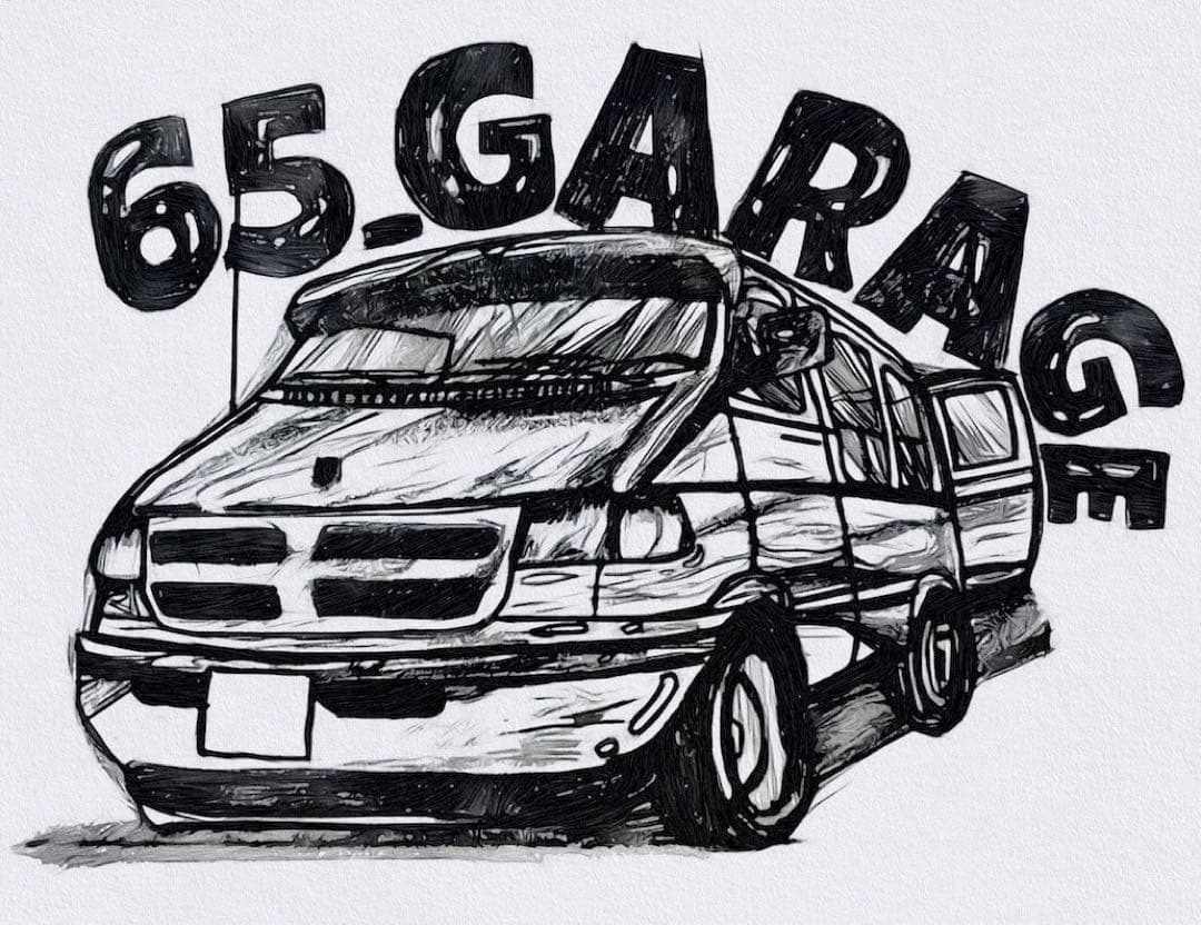 65.GARAGE dodge ram vanパーカー