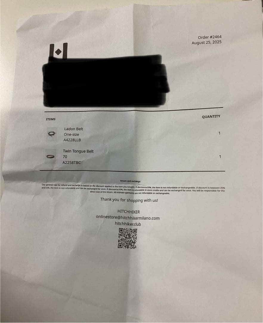 OUR LEGACY TWIN TONGUE BELT 70サイズ