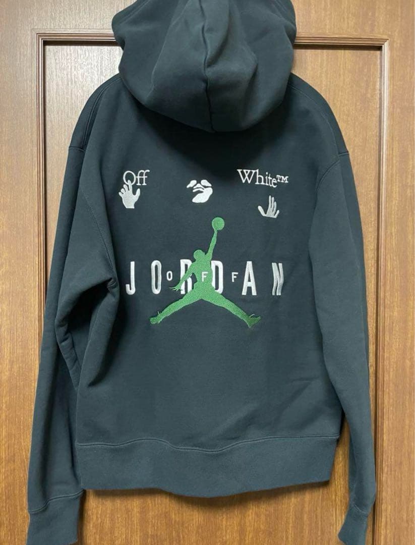 未使用 ジョーダン オフホワイト コラボ パーカー フーディ