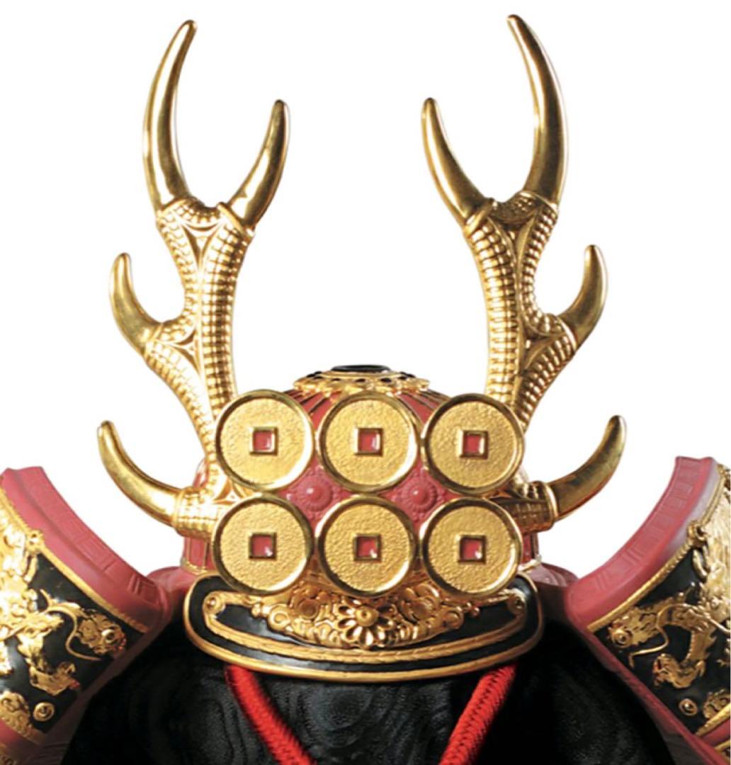 新品☆リヤドロ 兜 五月人形 端午の節句 兜飾り 名将 武将 真田幸村 絶版品