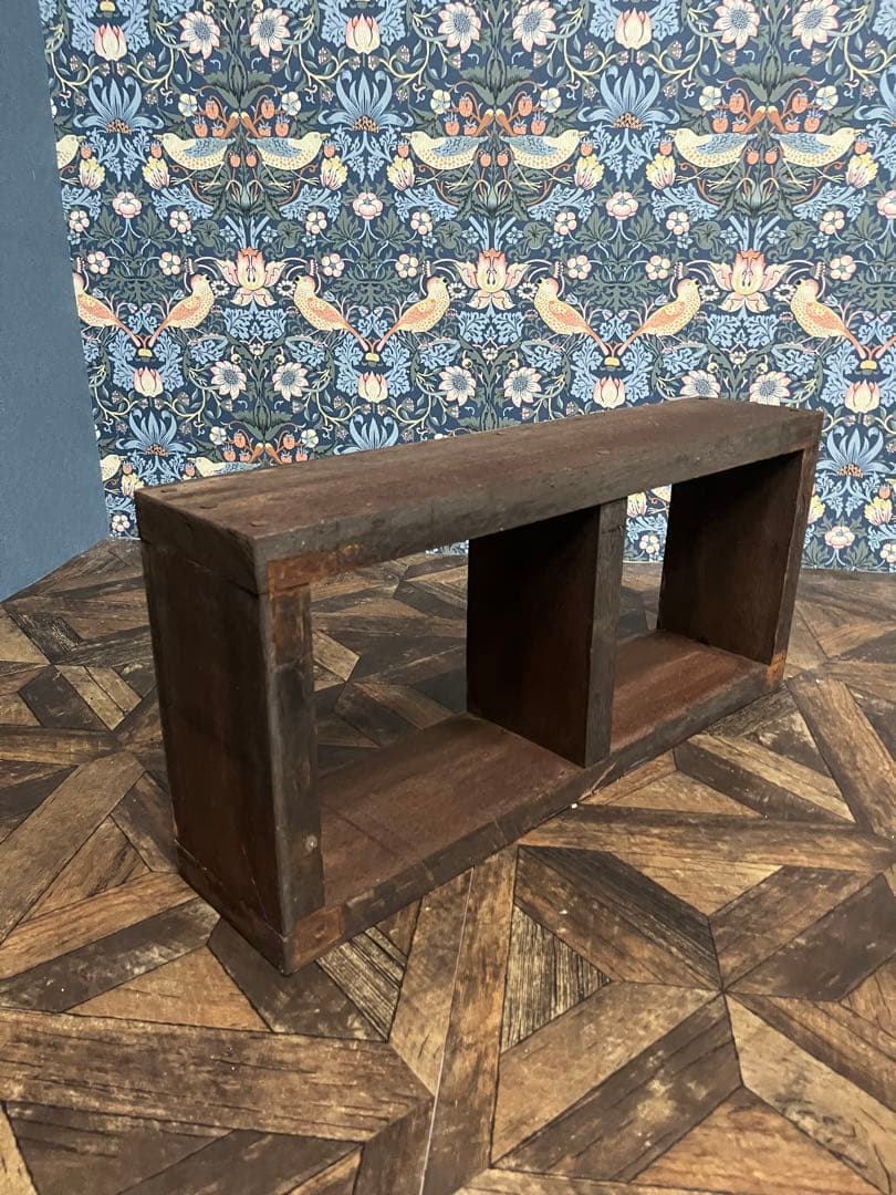 棚 ラック 木製 重圧 インテリア ビンテージ 昭和レトロ 古木