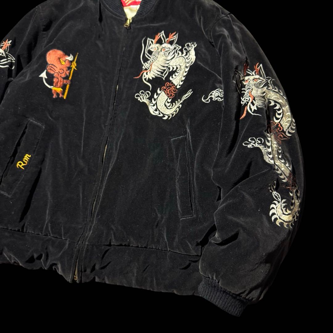 RARE! 90s houston 別珍 souvenir jacket