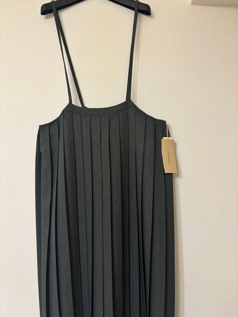 ⭐︎お値下げ⭐︎新品未使用　Curensology プリーツサロペット グレー