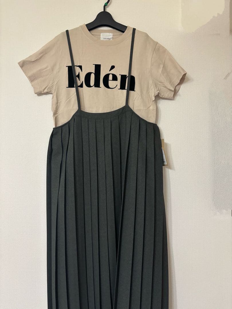 ⭐︎お値下げ⭐︎新品未使用　Curensology プリーツサロペット グレー