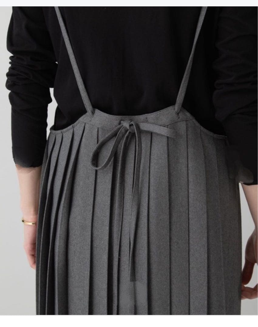 ⭐︎お値下げ⭐︎新品未使用　Curensology プリーツサロペット グレー