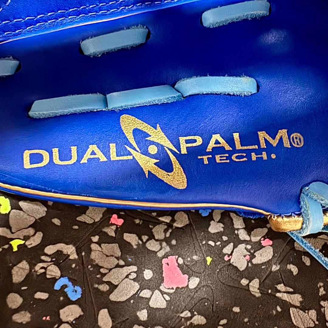 ローリングス 投手用 軟式用 グローブ ハイパーテック ブルー ゴールド 野球