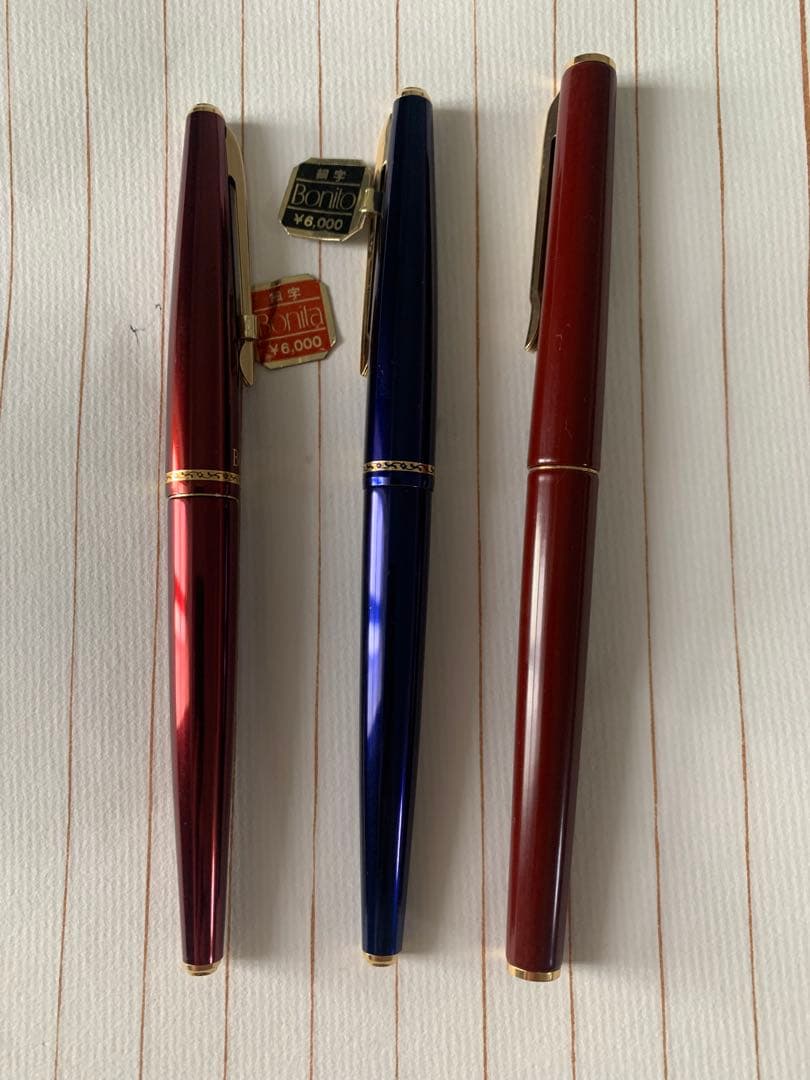 プラチナ 万年筆 14K 3本まとめ売り