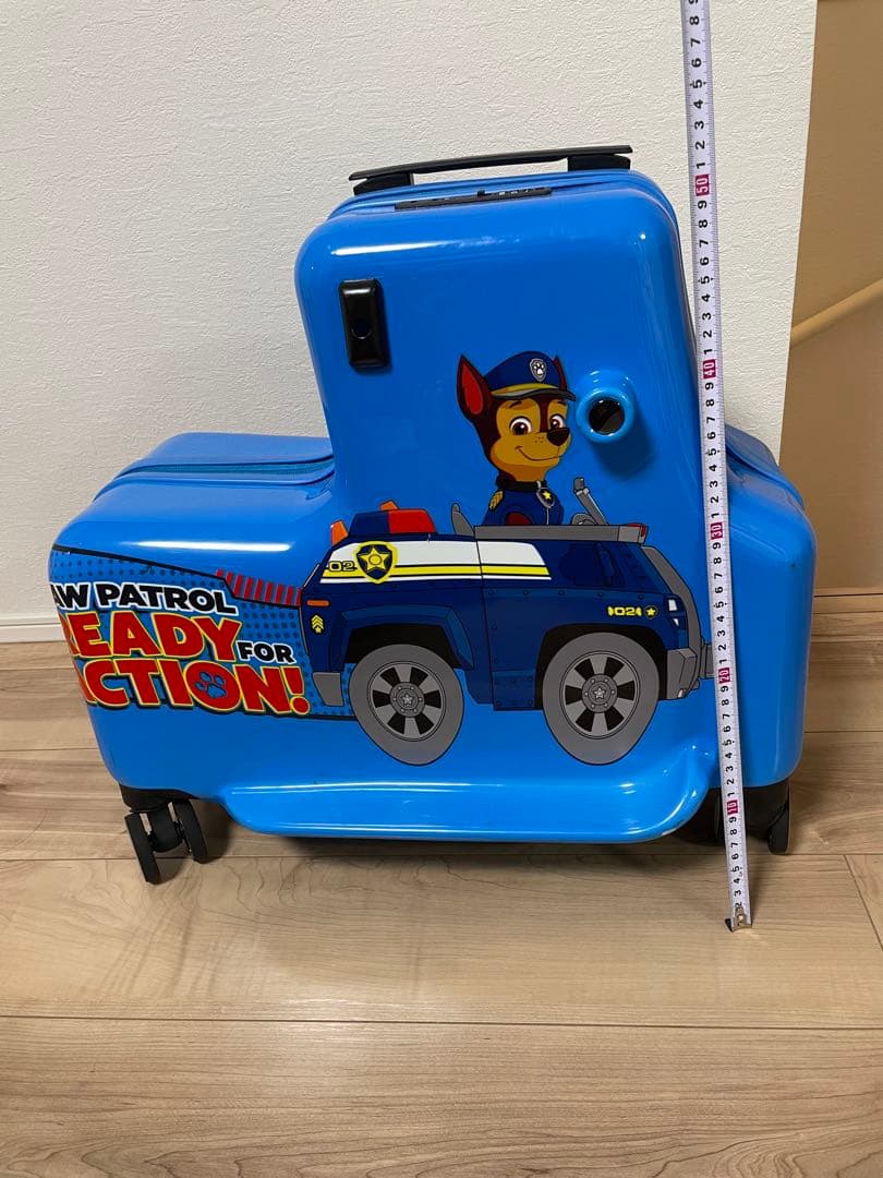 パウパトロールスーツケース 子供用キャリーケース（乗れるタイプ・約3～7歳向け）