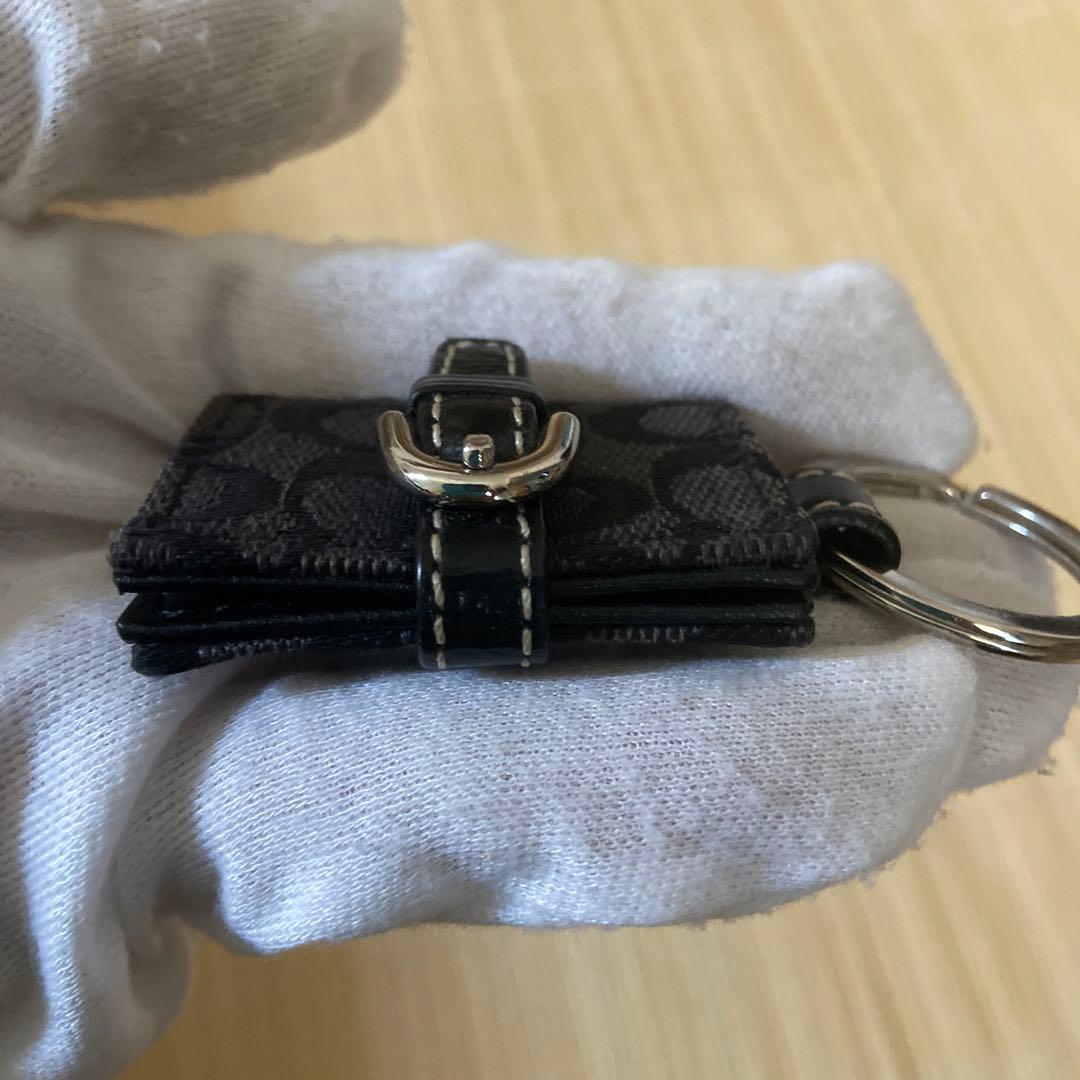 COACH コーチ キーホルダー キーリング シグネチャー 手帳型