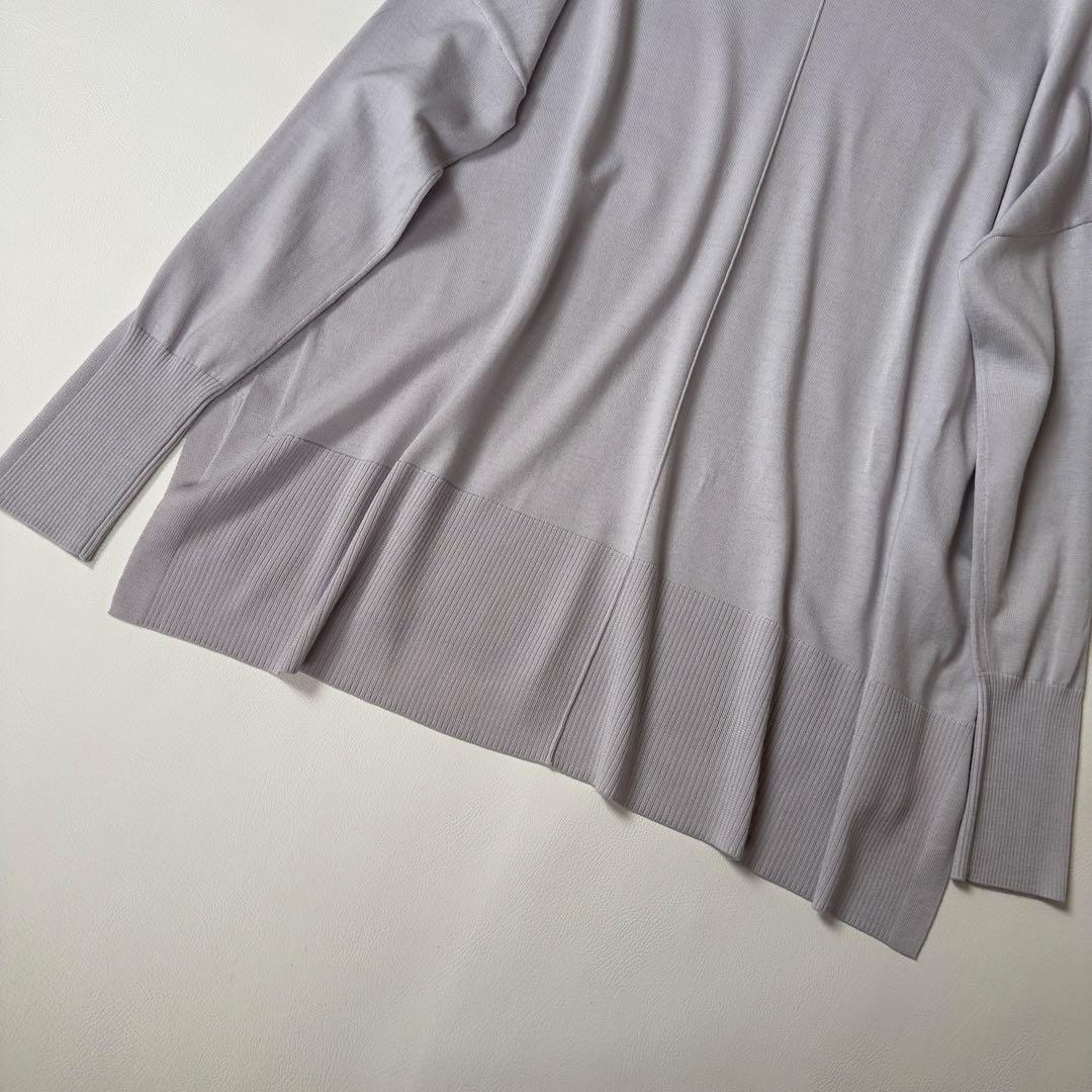 美品✨洗えるセオリーリュクス　ハイゲージワイドプルオーバー　ニット