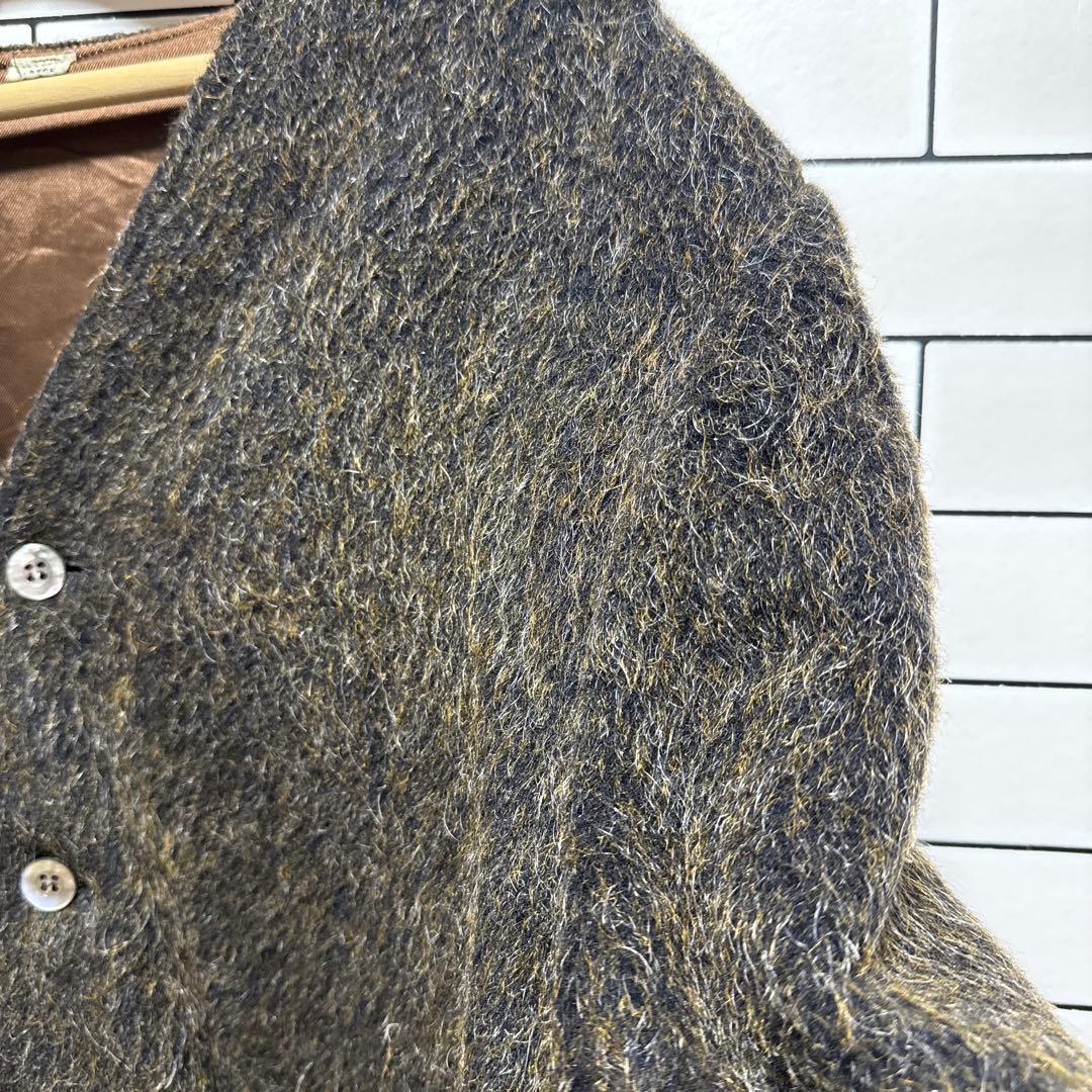 60s ヴィンテージ　モヘアカーディガン　L