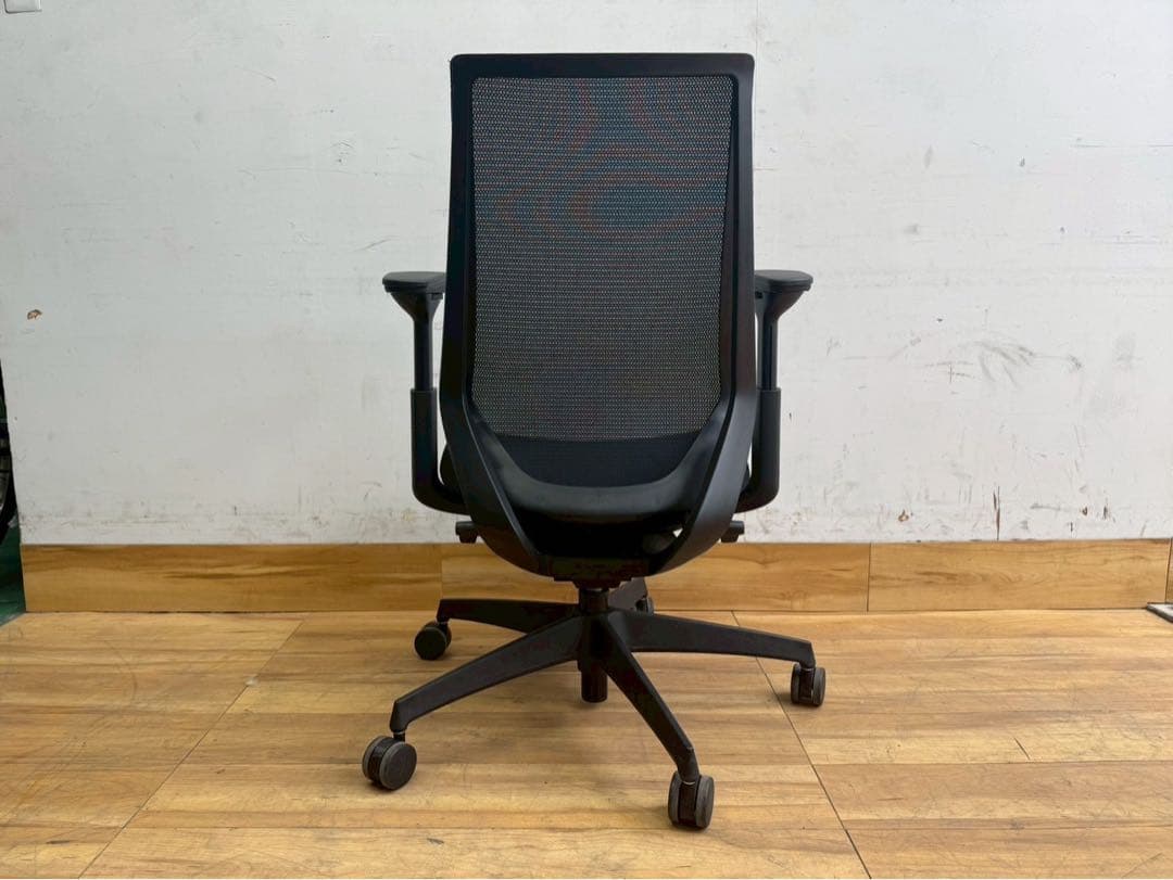 TG350①☆KOKUYO☆デュオラ☆オフィス☆メッシュ☆チェア☆肘付き☆22年