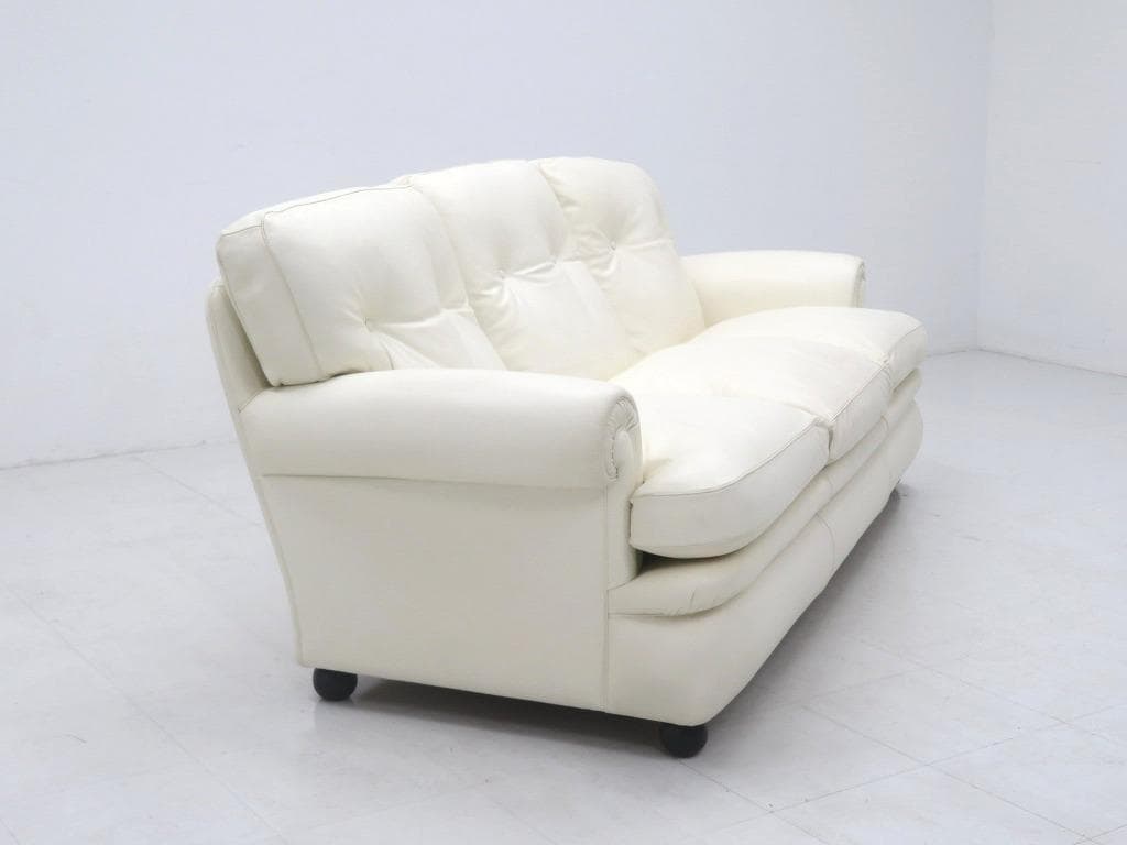 展示品　ポルトローナフラウ　総本革　レザー　ドリーム　3人掛けソファ　モダン