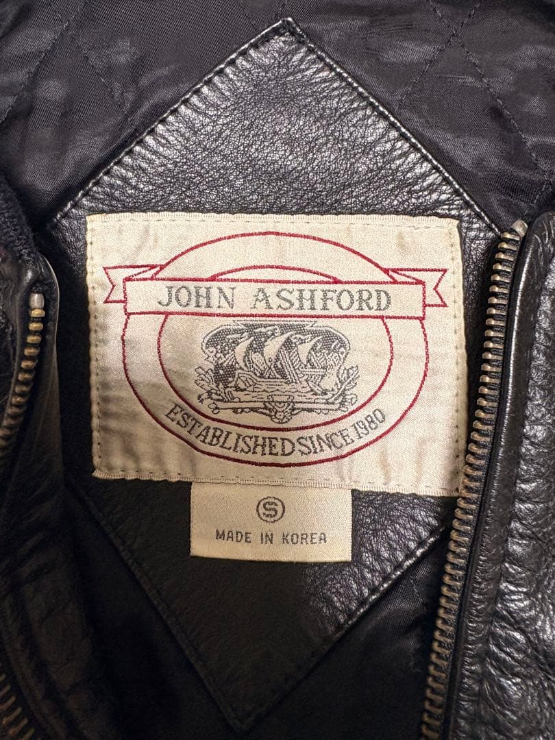 JOHN ASHFORD 本革　レザージャケット