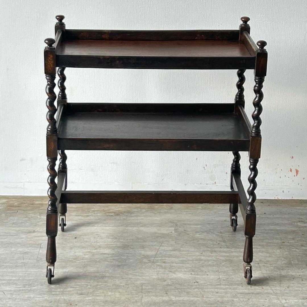 イギリス アンティーク 家具 ティー トローリー 1930年頃 615A