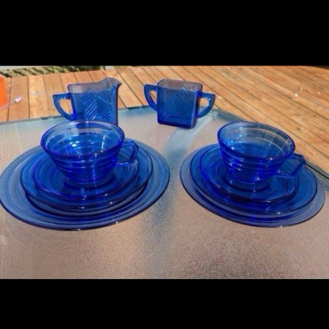 ヘーゼルアトラス　ブルー　食器セット