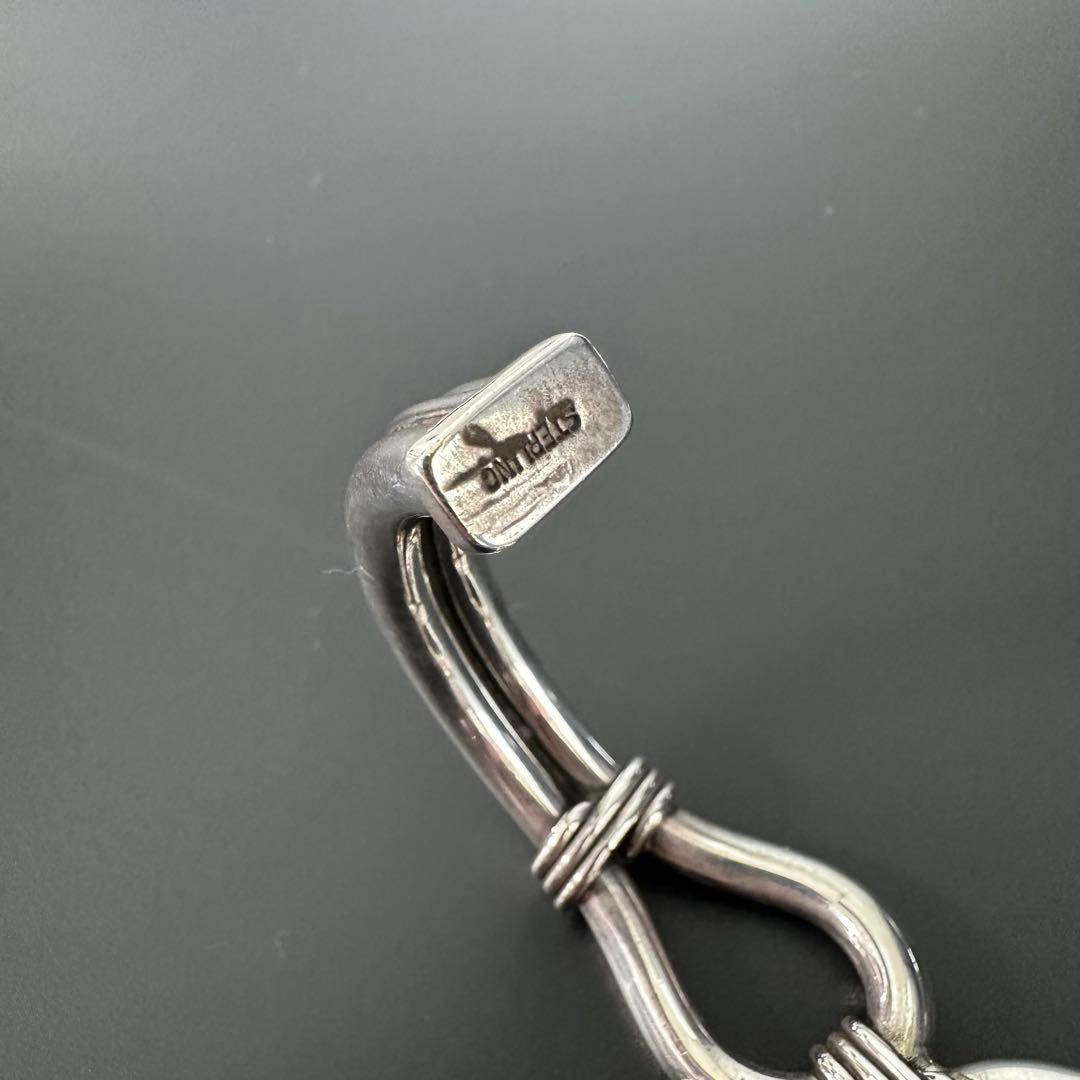 Navajo スティーブアルビソ ホースウィスパラー バングル　5mm厚