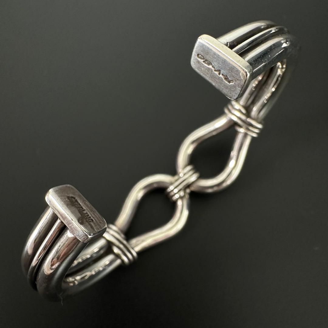 Navajo スティーブアルビソ ホースウィスパラー バングル　5mm厚