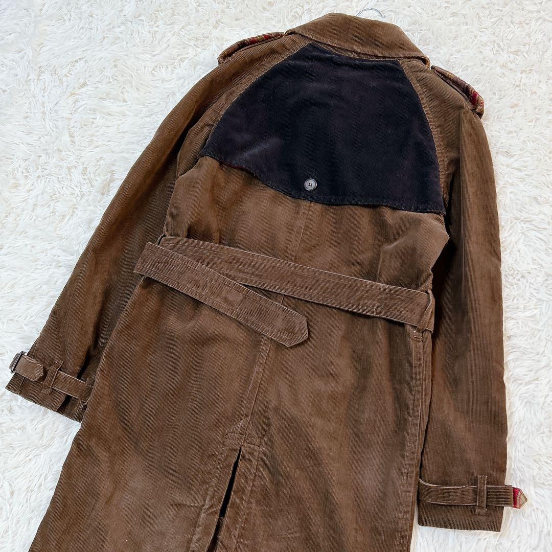 希少・良品✨SWAGGER コーデュロイ ダブルブレスト トレンチコート 刺繍