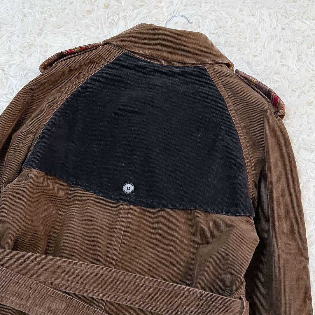 希少・良品✨SWAGGER コーデュロイ ダブルブレスト トレンチコート 刺繍