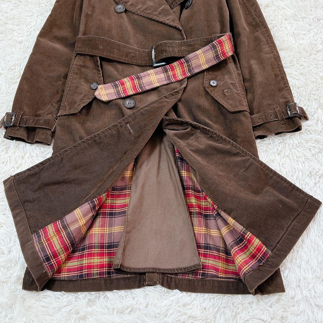 希少・良品✨SWAGGER コーデュロイ ダブルブレスト トレンチコート 刺繍