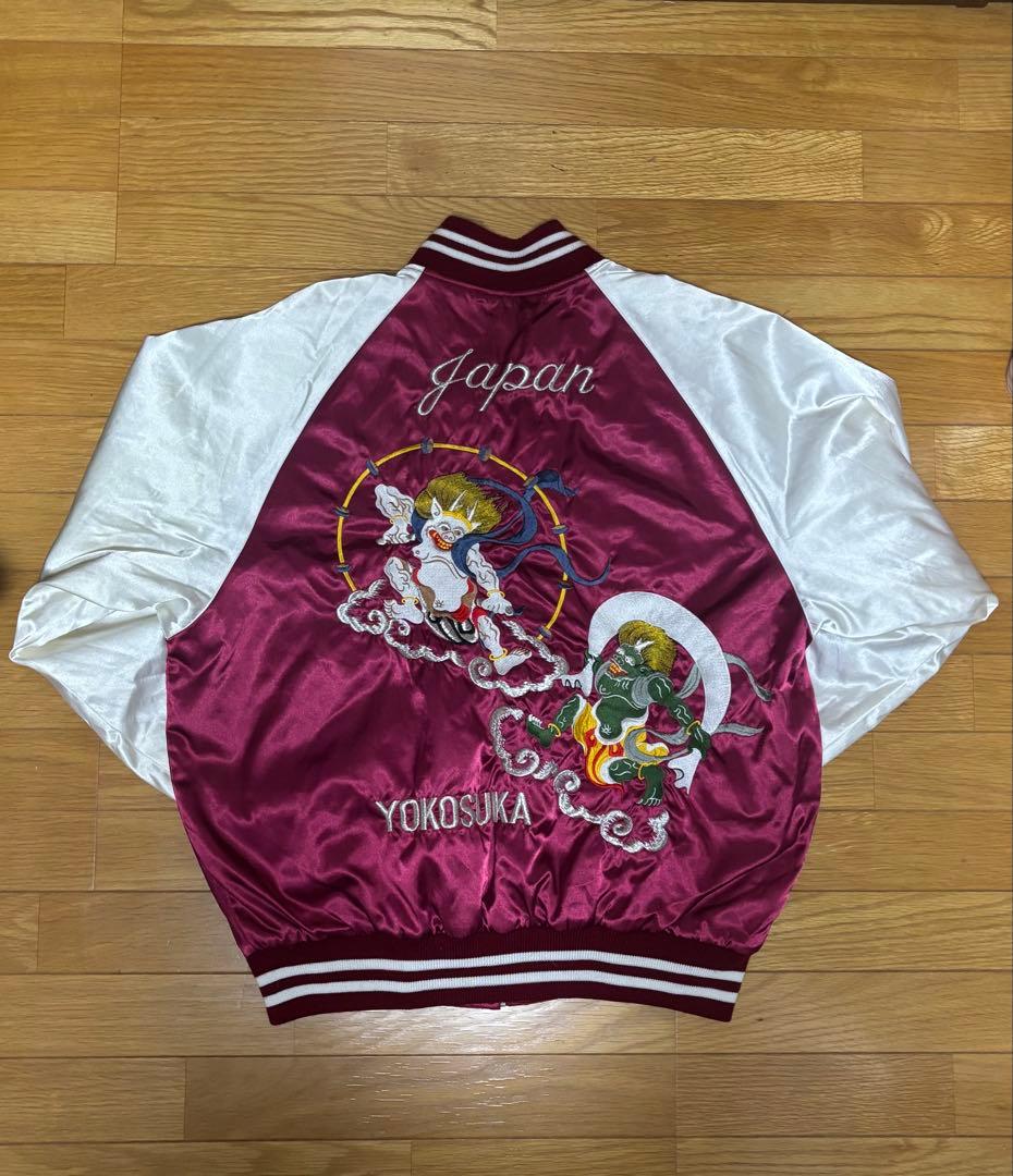 星姫？　HOSHIHIME？　スカジャン　3L 和柄　刺繍　風神雷神