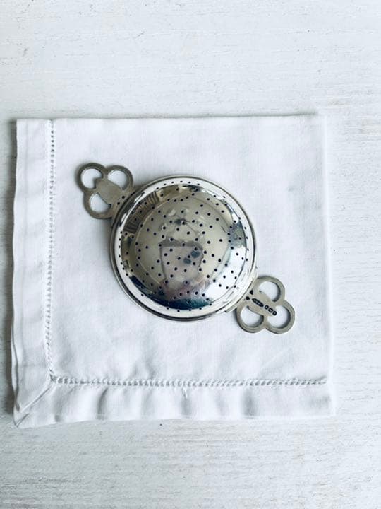 純銀　ティーストレーナー　バーミンガム　シルバー　アンティーク