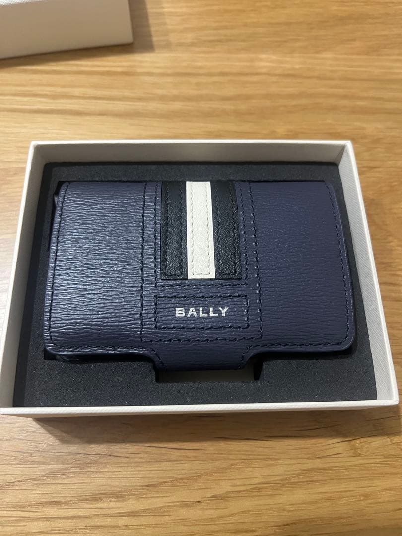 BALLY スマートウォレット　ネイビー
