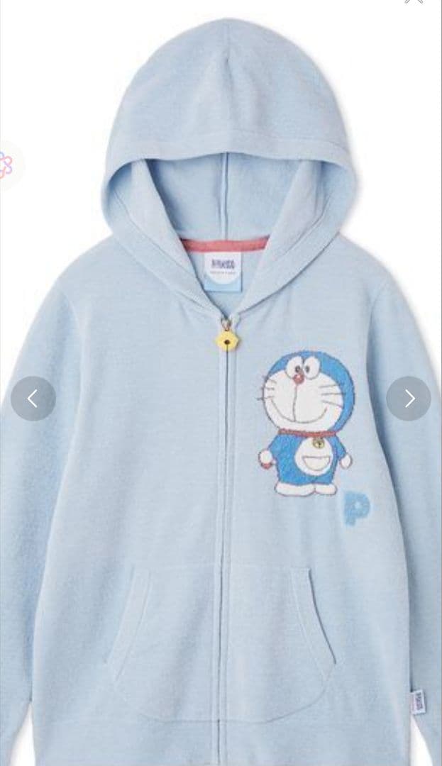 ジェラートピケ　ドラえもん　ジャガードパーカー