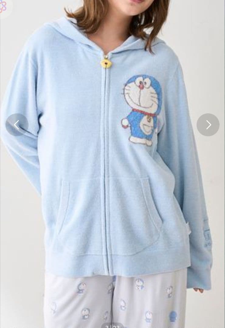 ジェラートピケ　ドラえもん　ジャガードパーカー