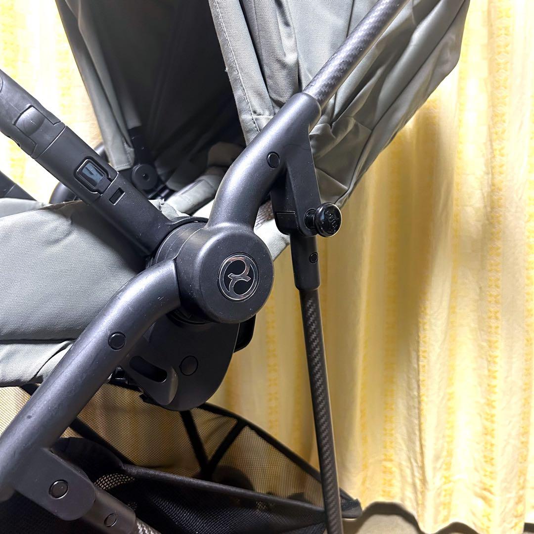 美品 cybex サイベックス メリオカーボン ソーホーグレー両対面 付属品多数