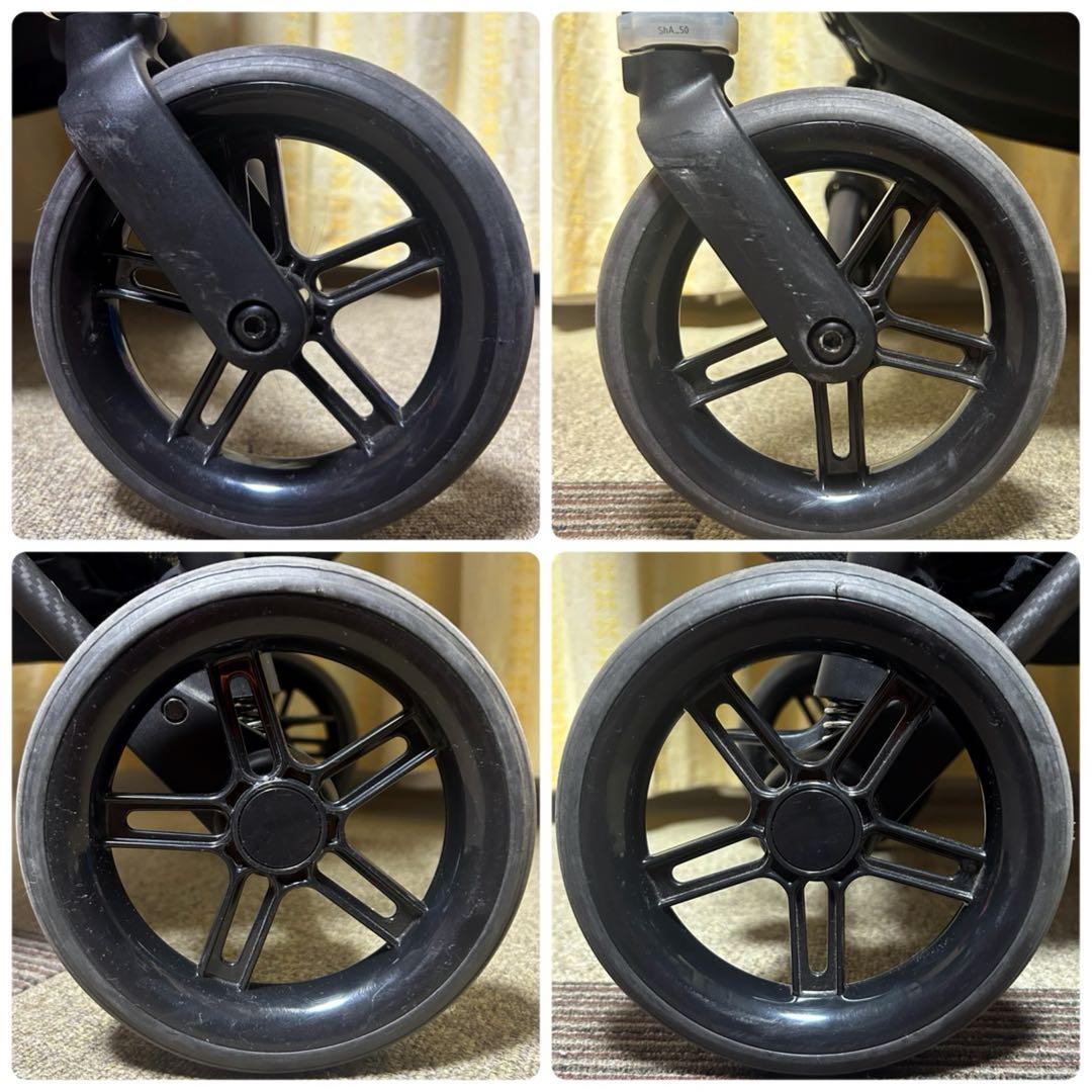 美品 cybex サイベックス メリオカーボン ソーホーグレー両対面 付属品多数