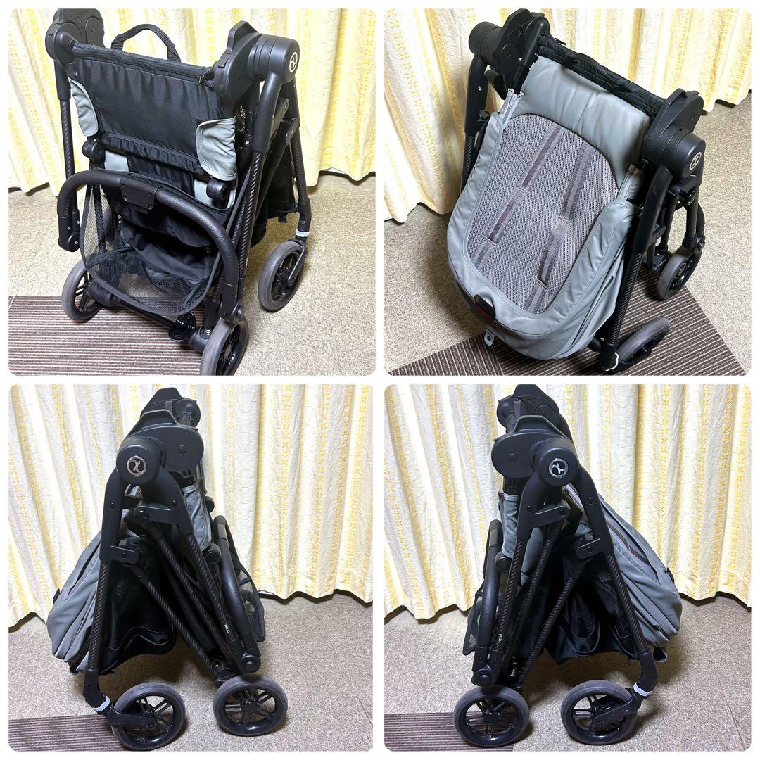 美品 cybex サイベックス メリオカーボン ソーホーグレー両対面 付属品多数