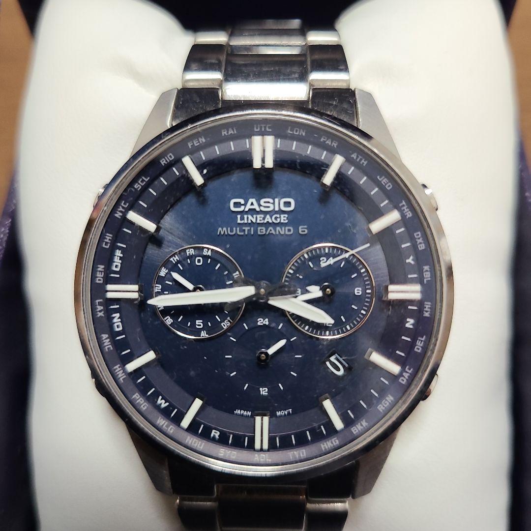 CASIO LINEAGE 電波ソーラークロノグラフ