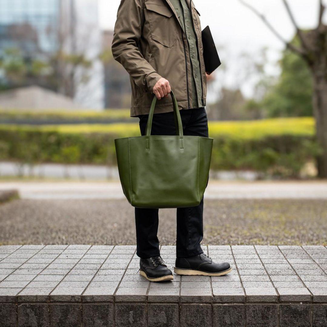 イタリアンレザー 牛革 メンズ トートバッグ 鞄 カバン 本革 A4サイズ